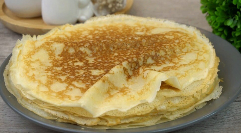 Блины "все по одной кружке" легко готовятся, легко съедаются, рецепт легко запоминается