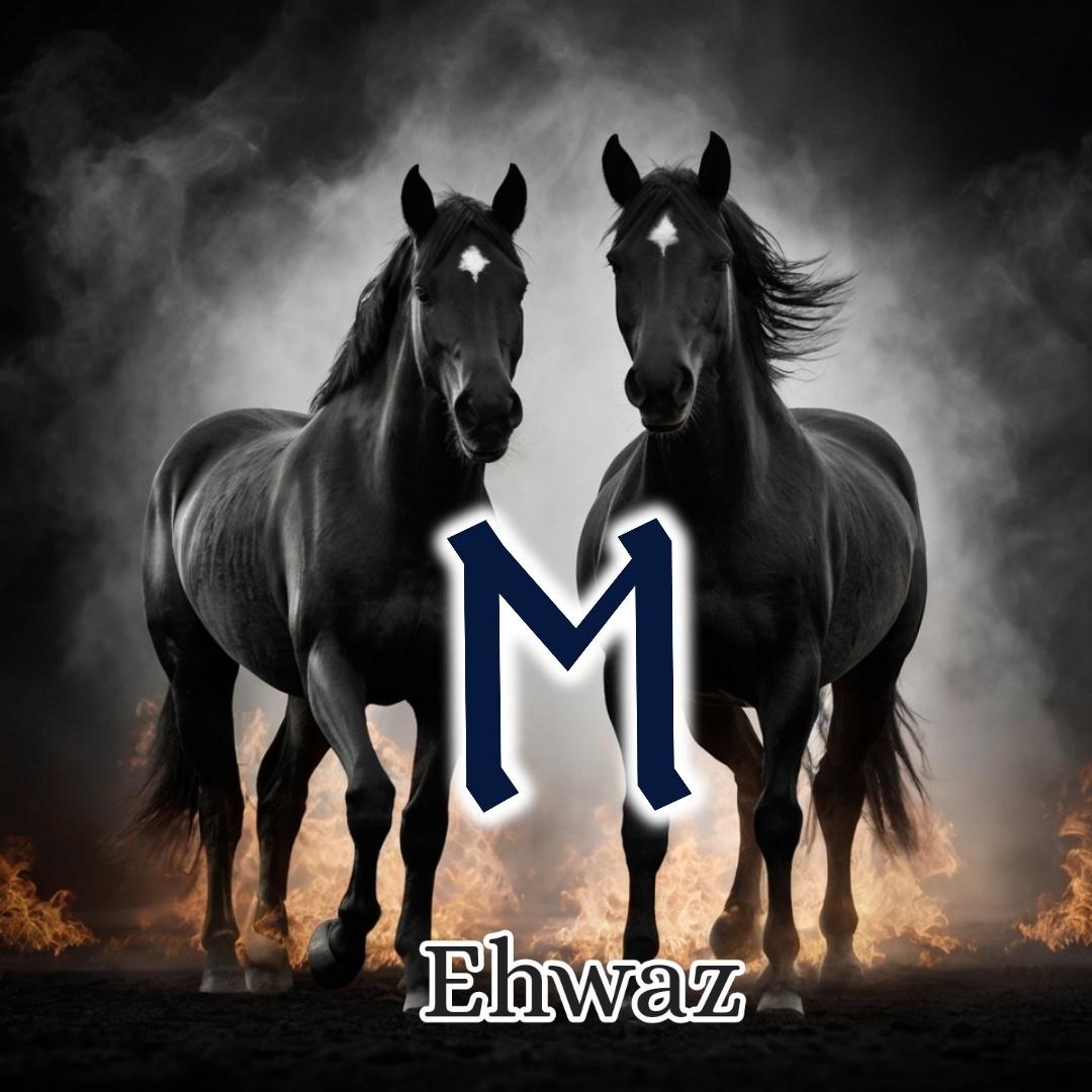 Эваз - руна, символизирующая мощь и свободу.