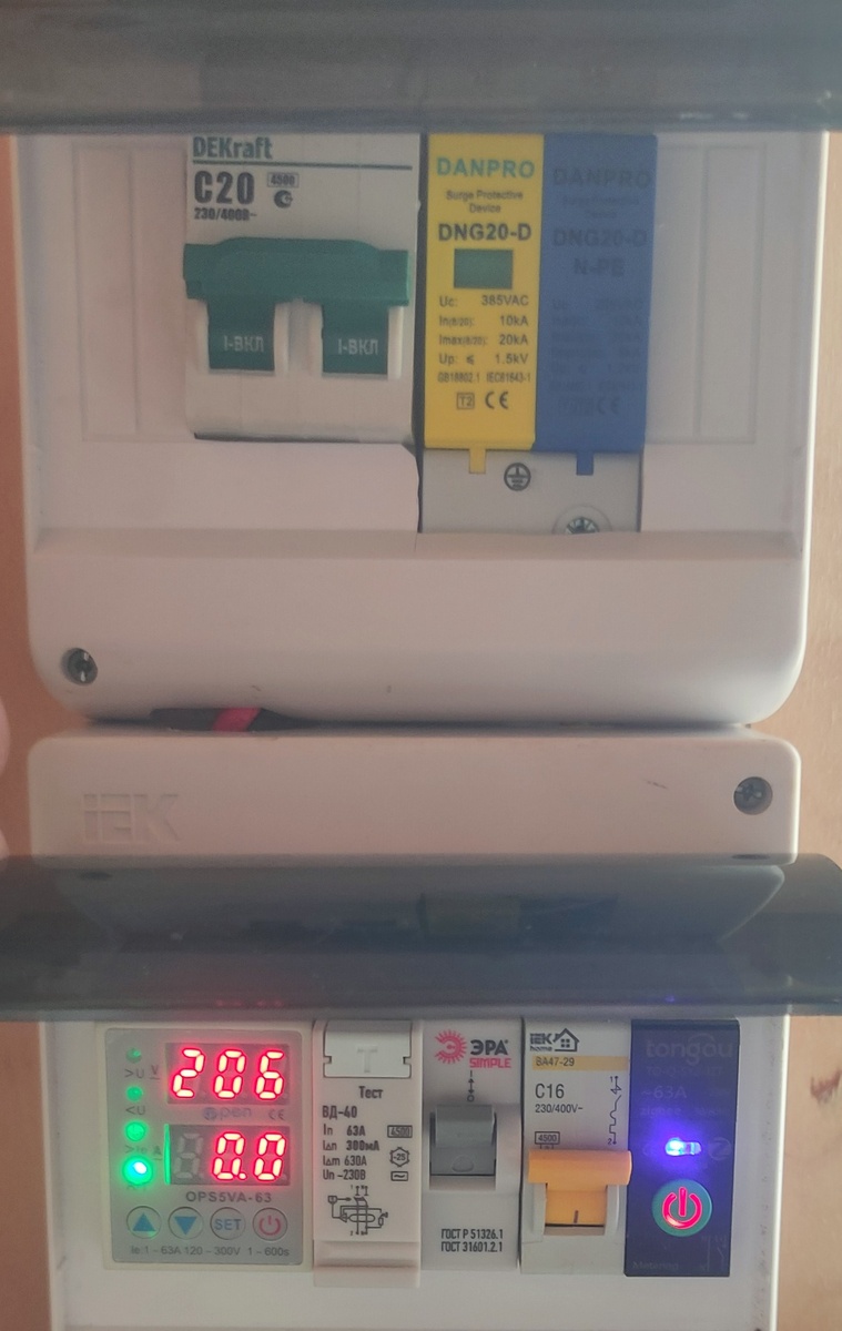 Щиток в доме 