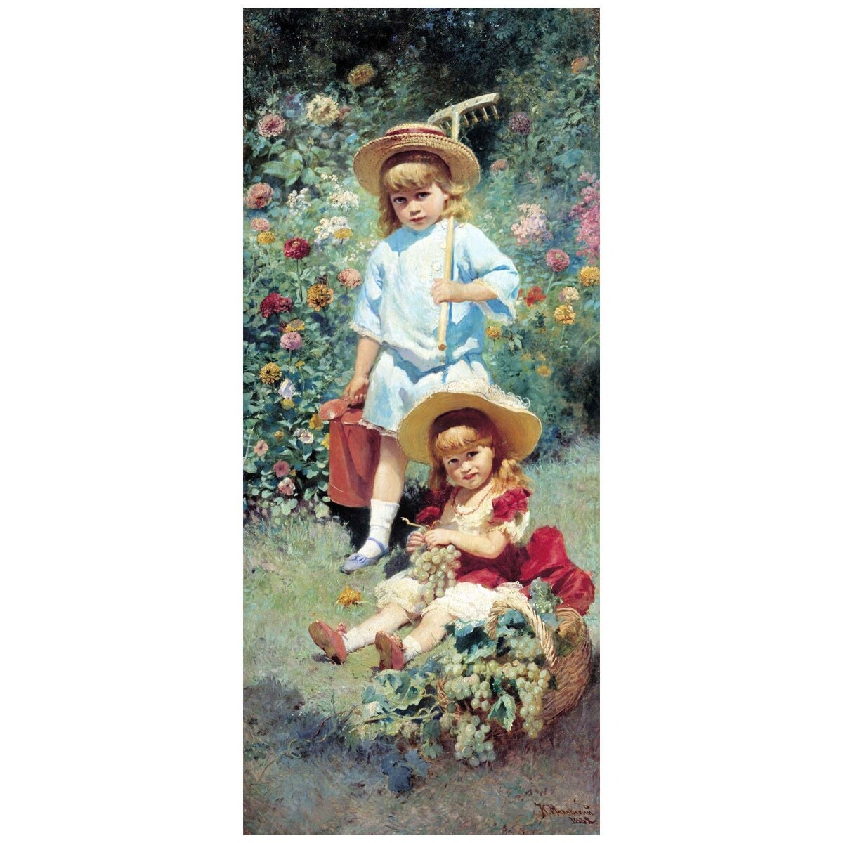                                            Портрет детей художника. 1882. Тверская ОКГ