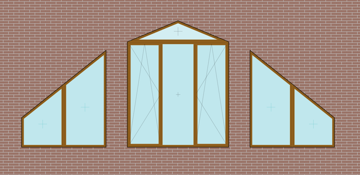 Рис. 1 Пример разработанных проемов. 