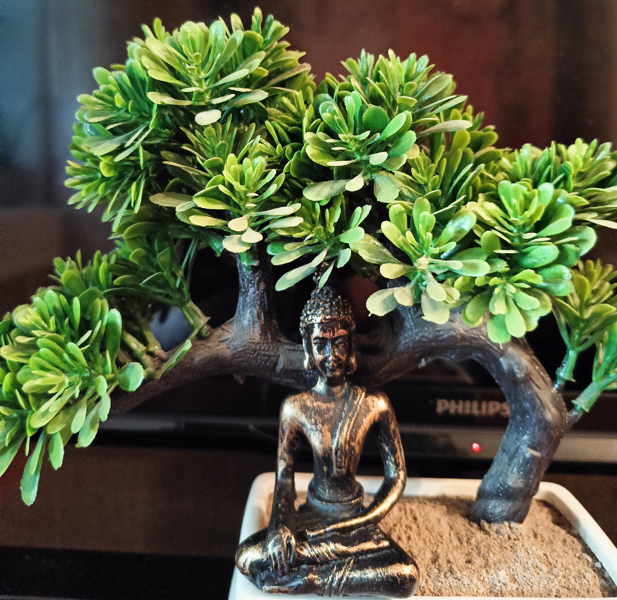 И этот Будда под "деревом Бодхи" - тоже мой.