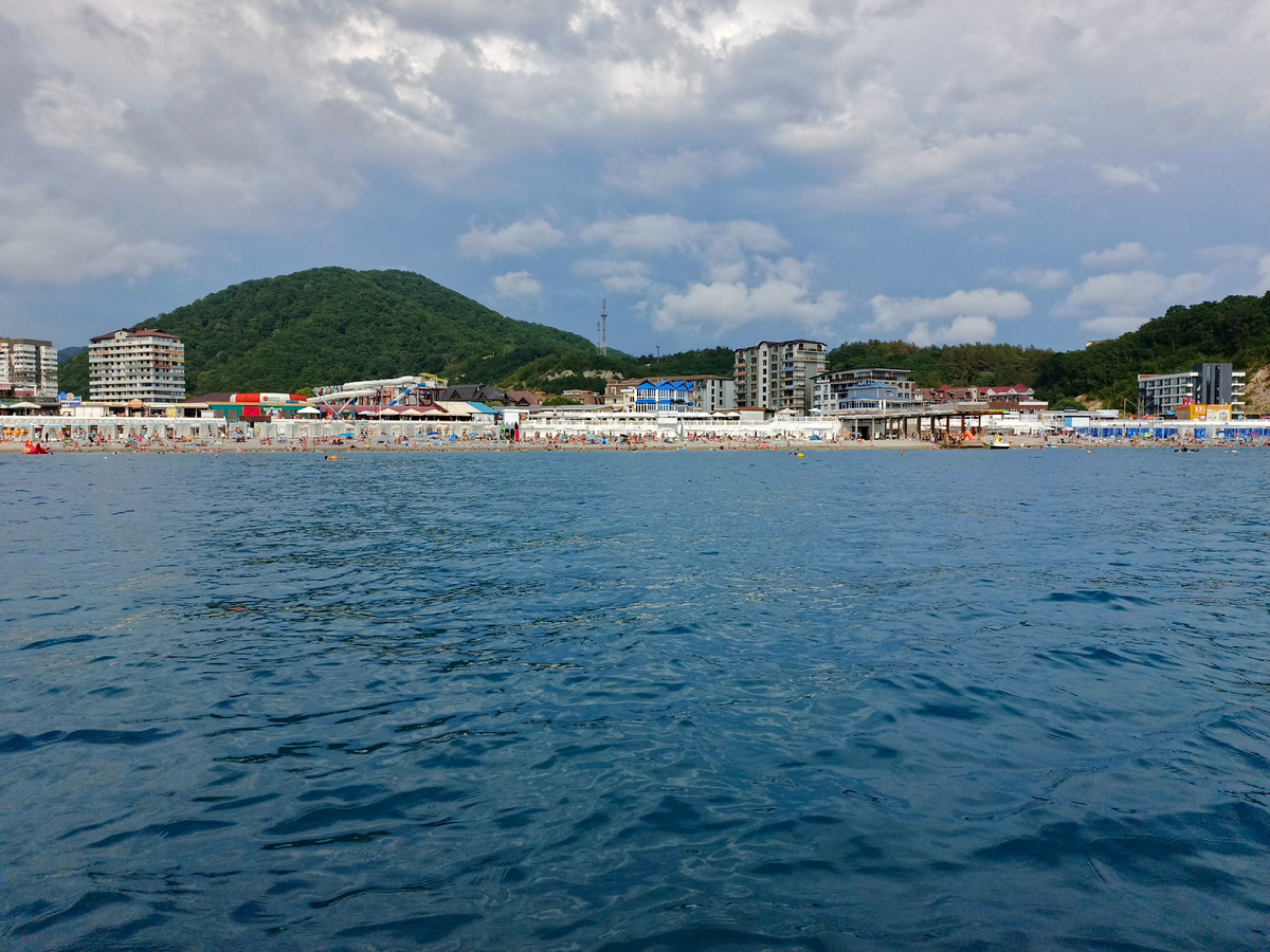 Фото автора. Это мы катались на катамаране