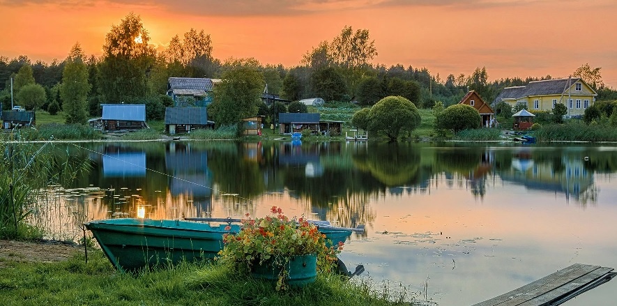 отдых в деревне