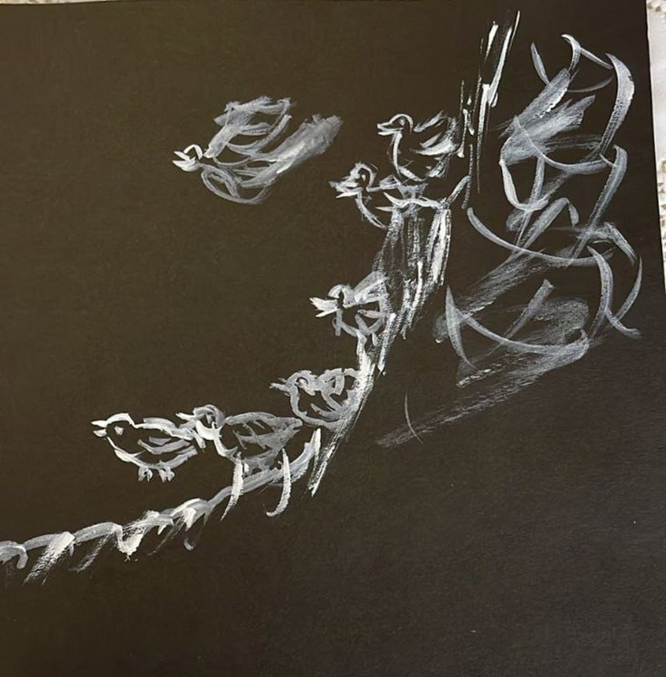 Работа Ани и её клиентов, арт-терапия, помогающая найти крылья