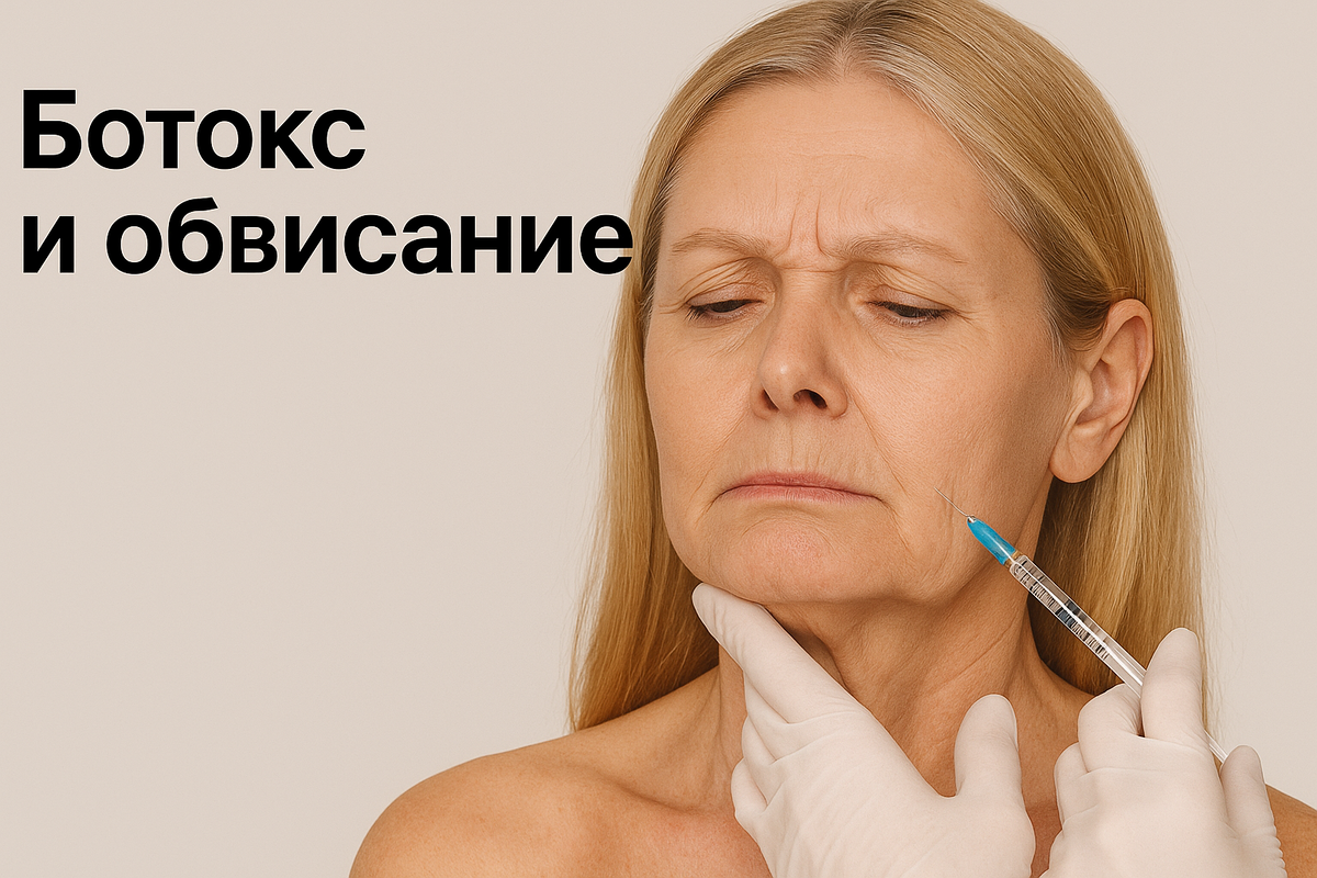 Ботокс и обвисание: действительно ли лицо «плывёт» после инъекций