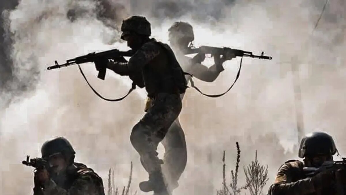    Украинские военнослужащие.