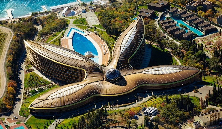 Отель премиум-класса Mriya Resort & SPA, вид сверху