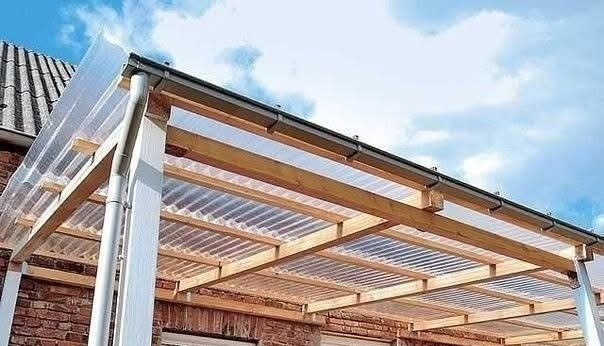 Навес на даче — практичное и удобное решение для защиты от солнца и дождя