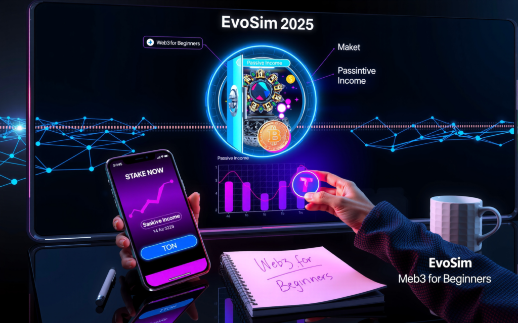    evosim_2025_зарабатывать_на_nft_без_игры_стейкинг_ton_инвестиции_пассивный_доход_web3_начинающие EVOSIM