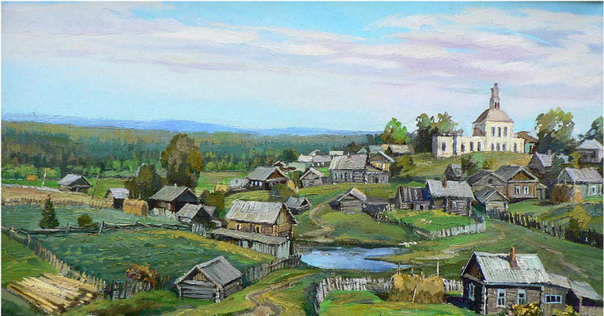 картинка с просторов сети - Село