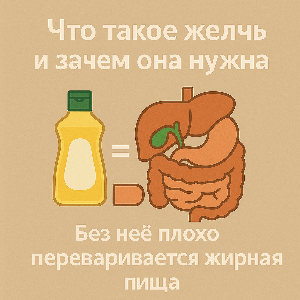 Желчь чистит кишечник от микробов