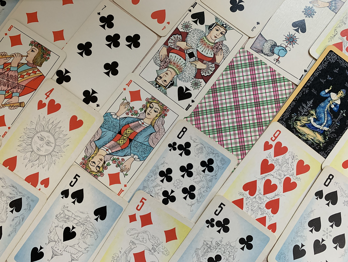 Колода "Времена года" (натюрморт из колод 1982 и 1996 гг.)