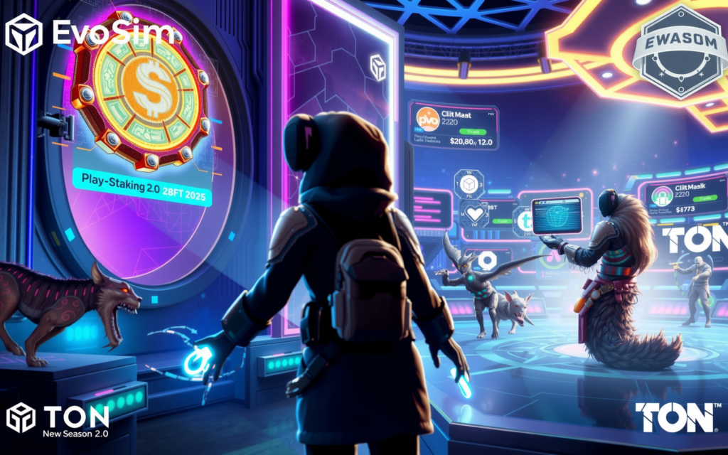    EvoSim_2.0_2025_NFT_крипта_Play-to-Earn_Staking_блокчейн_TON EVOSIM