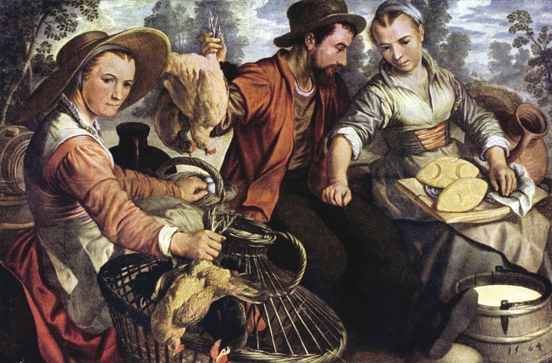 #painting #живопись #Joachim_Beuckelaer_At_the_market #Иоахим_Бейкелар_На_рынке