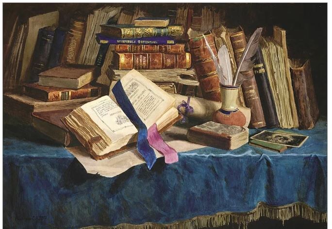 Сергей Андрияка - Натюрморт с книгами