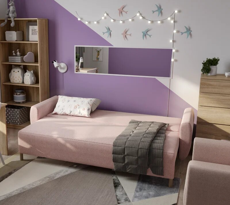 Диван-кровать Tulisija Twist фламинго 16