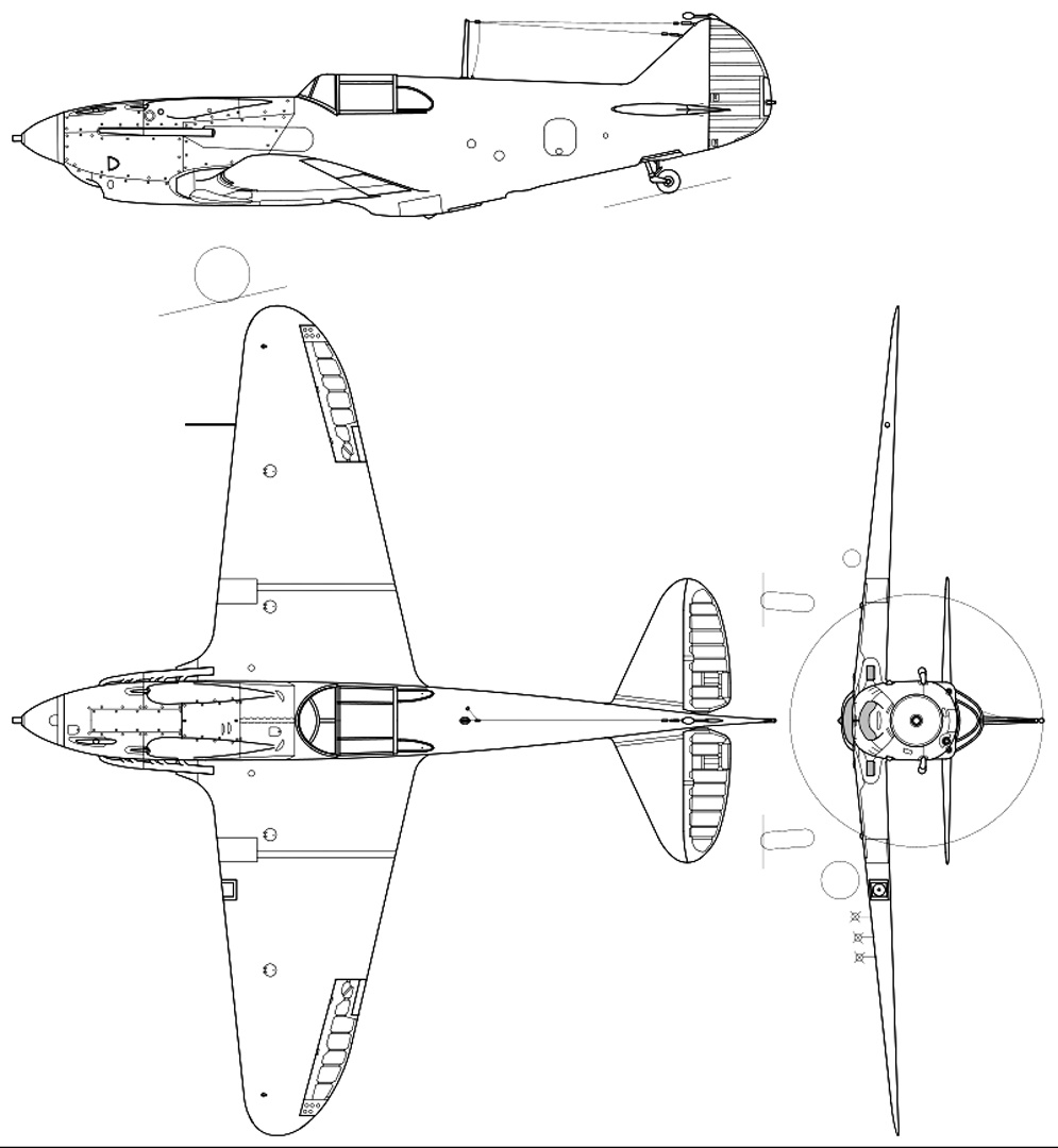 Схема "ЛаГГ-3".