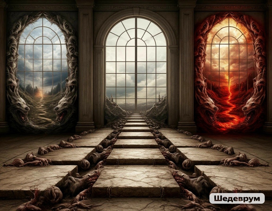 После энного количества генераций данного сюжета меня...забанили в шедевруме на сутки =\ што