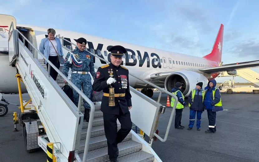    Пламя московского Вечного огня доставили в Ижевск