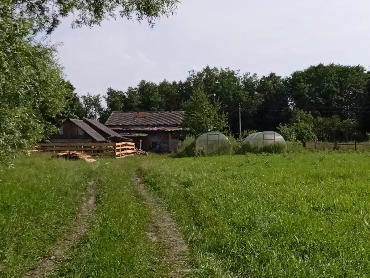 Мой деревенский дом с тыльной стороны