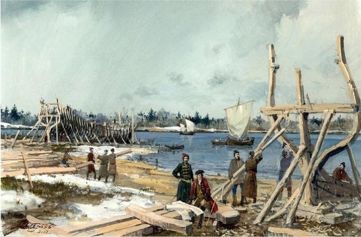 Строительство флота в Воронеже