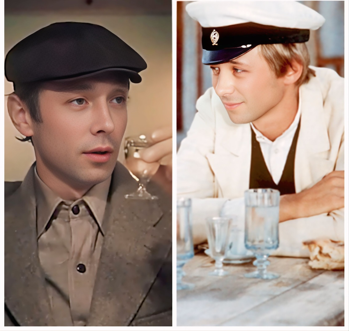 Олег Даль. Кадры из к/ф "Отпуск в сентябре" , "Плохой, хороший человек"