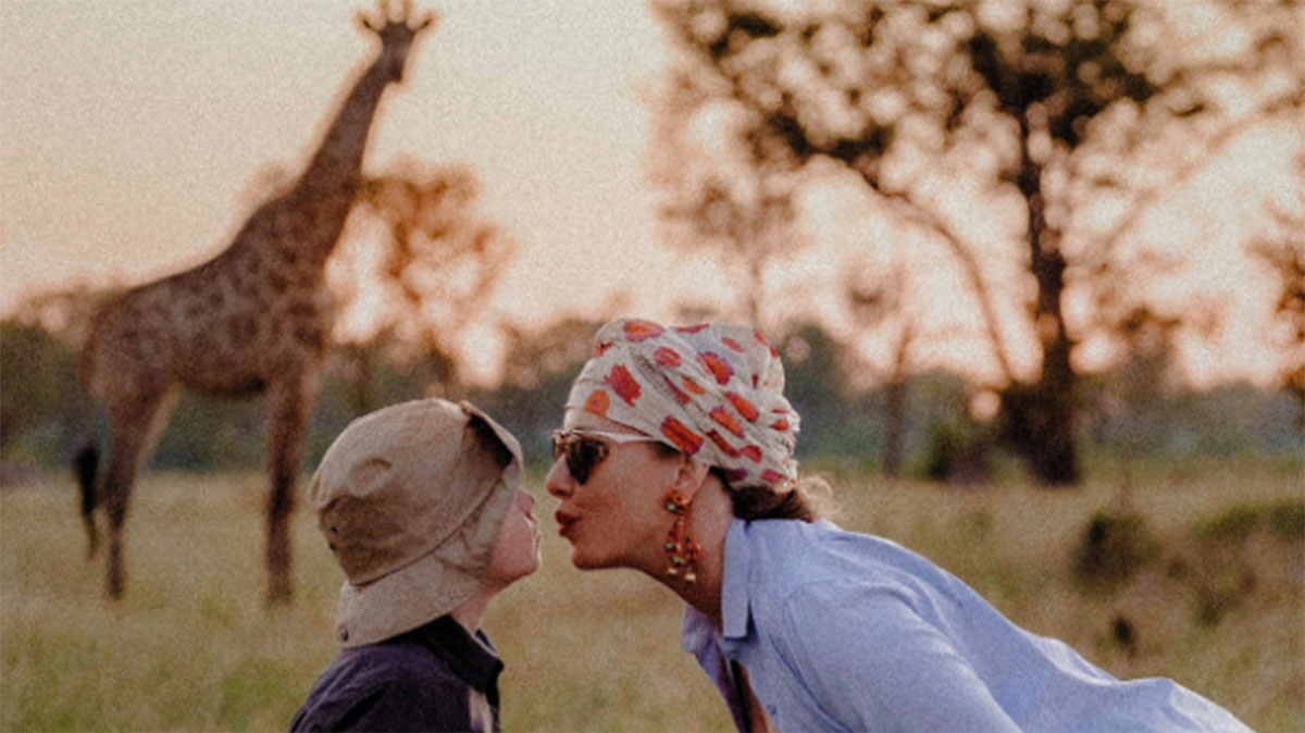 Ксения Собчак с сыном Платоном. Фото: соцсети Ксении Собчак