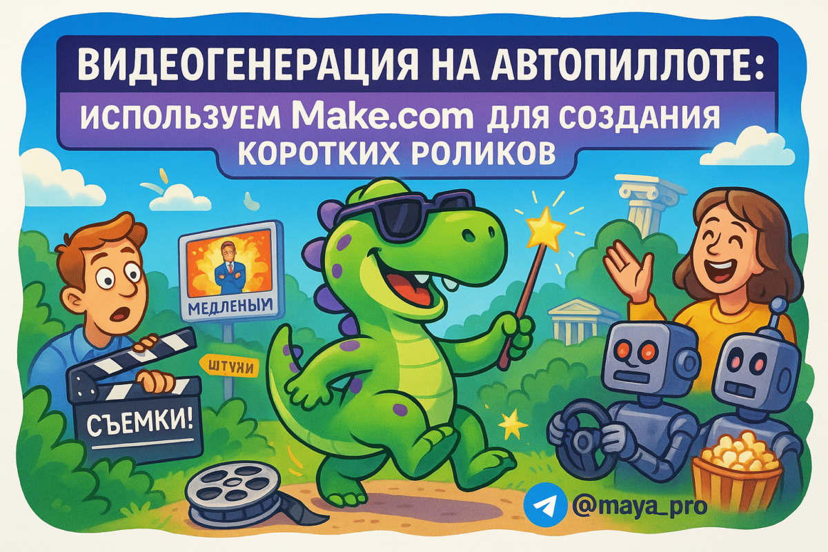    Видеогенерация на автопилоте: Как использовать Make.com для создания вирусных видео без затрат труда и души Артур Хорошев