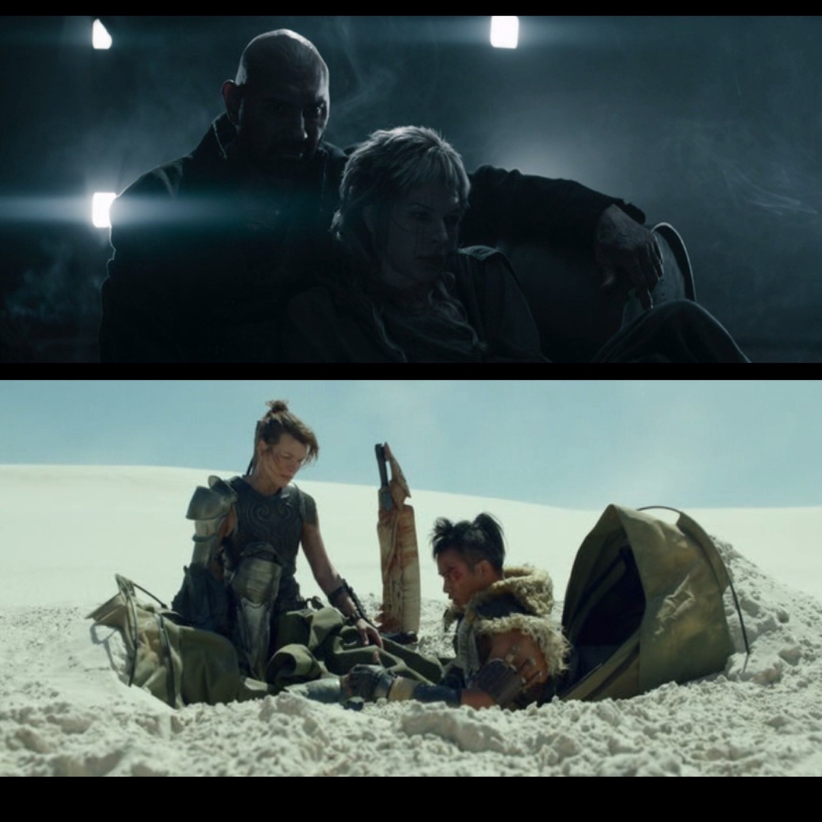 Надпись на кассете: Супер фантастические боевики, ужасы, фантастика с Йовович