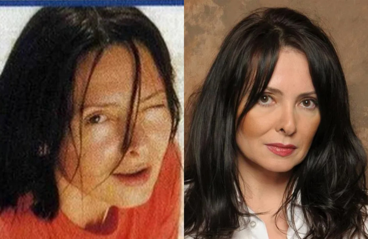 на фото Елена Кравченко во время участия в шоу и сейчас 