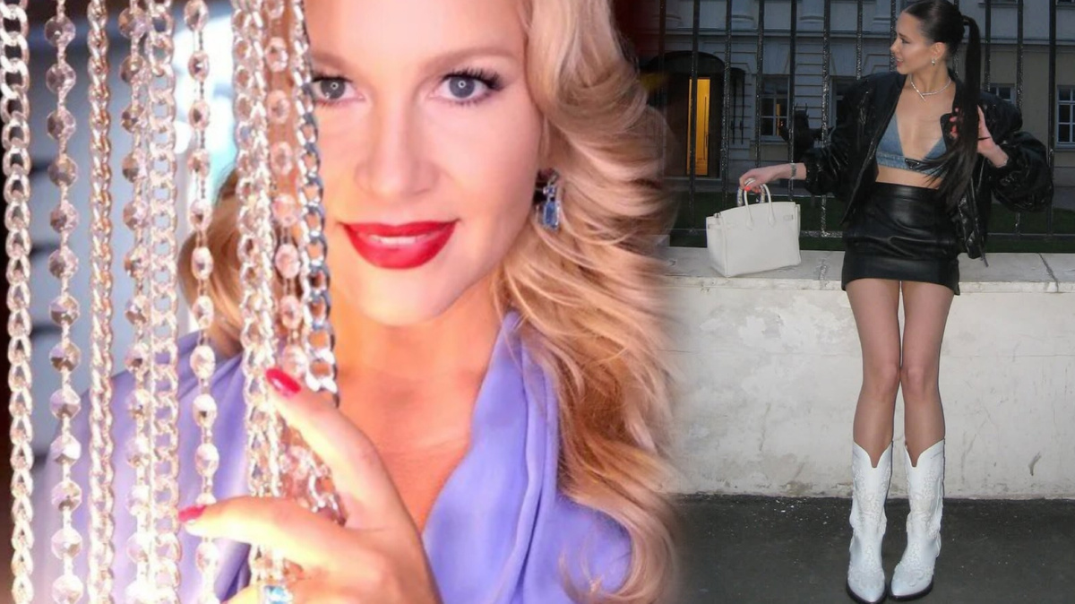 Слева журналистка Одинцова, справа Аврора Киба