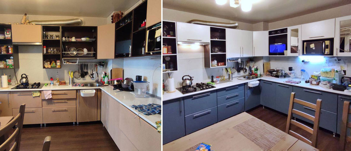 Фото перекраски моей ученицы