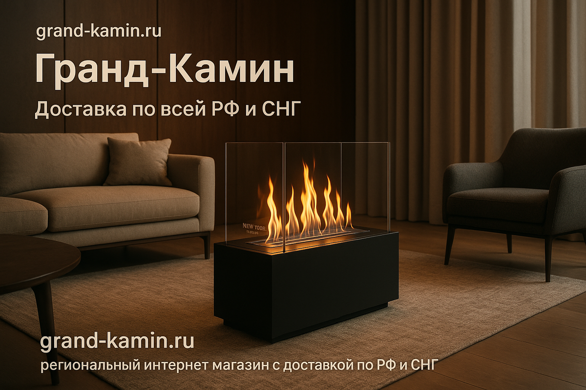    Как биокамин 'Нью-Йоркская башня' превратит ваш дом в оазис уюта и стиля с экологичной нотой Kamin