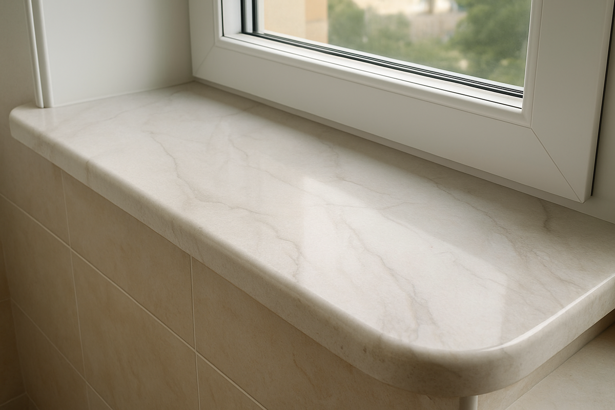 Подоконник из искусственного камня