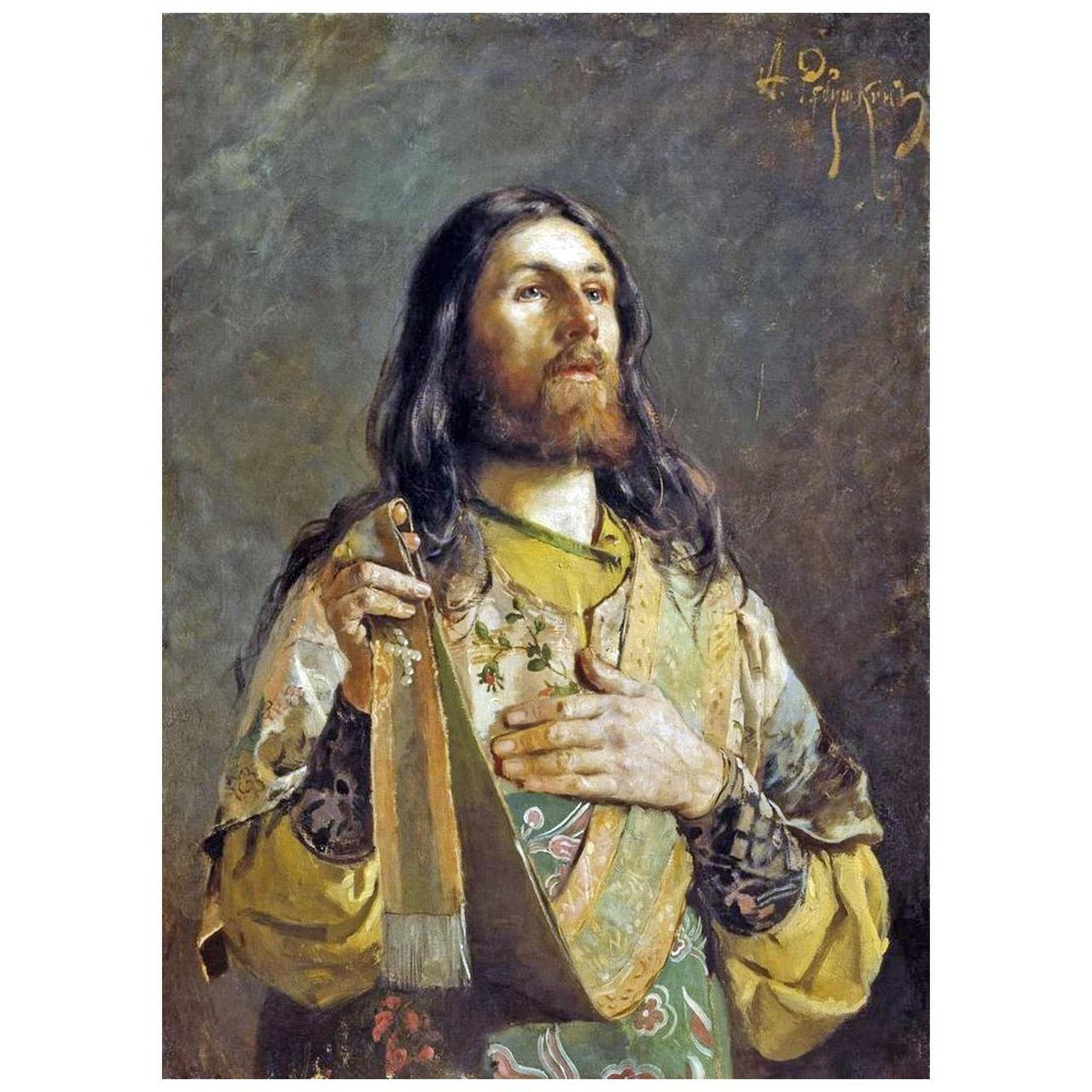 Андрей Рябушкин. Дьякон. 1888. Русский музей