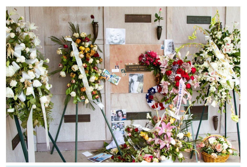 Саркофаг Мэрилин Монро. Фото из интернета.
