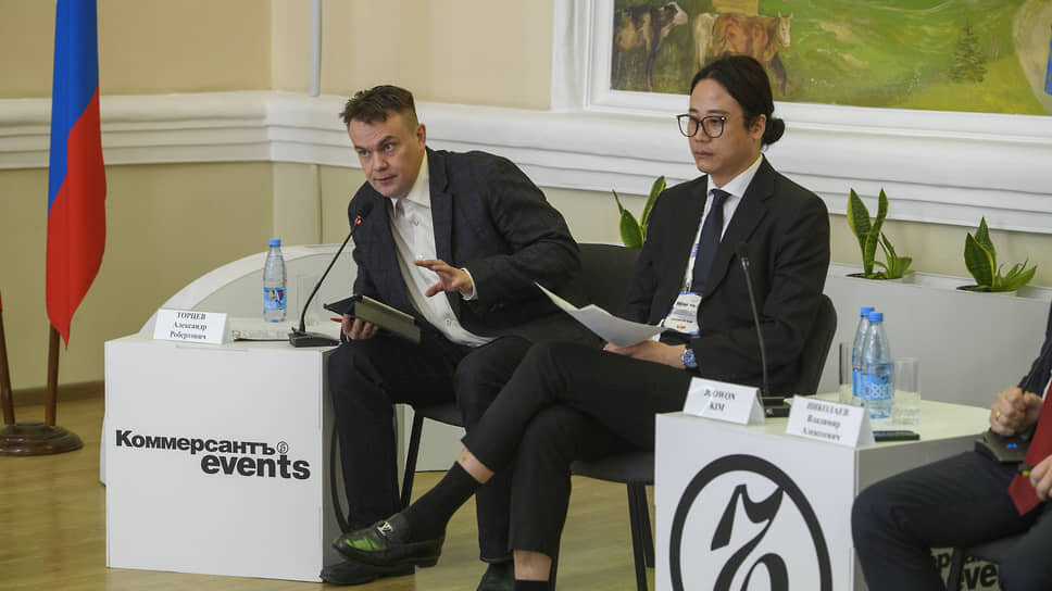 Форум "ESG. Синергия бизнеса и общества для устойчивого развития региона". В здании торгово-промышленной палаты..📷Фото: Артемий Шуматов / Коммерсантъ