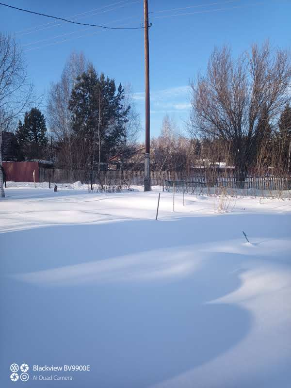 Огород спит под снегом, февраль 2025