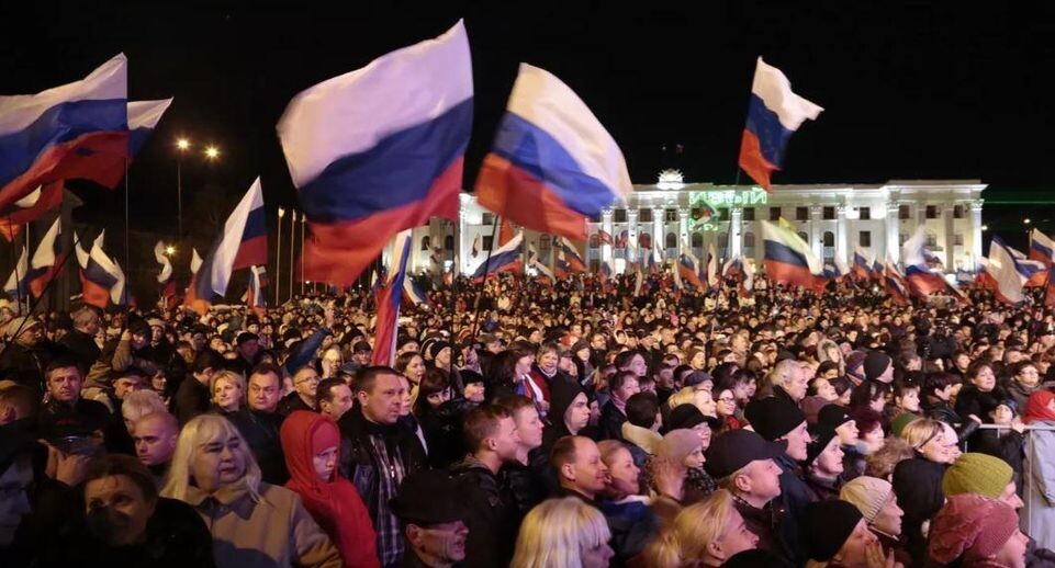    Симферополь после референдума в 2014 году. Алексей Ничукин / РИА «Новости»