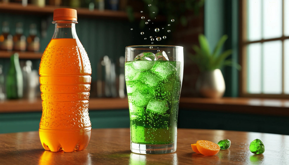 В жару! Стаканчик! Красота! Изображение создано Глузским Михаилом в приложении «Шедеврум»