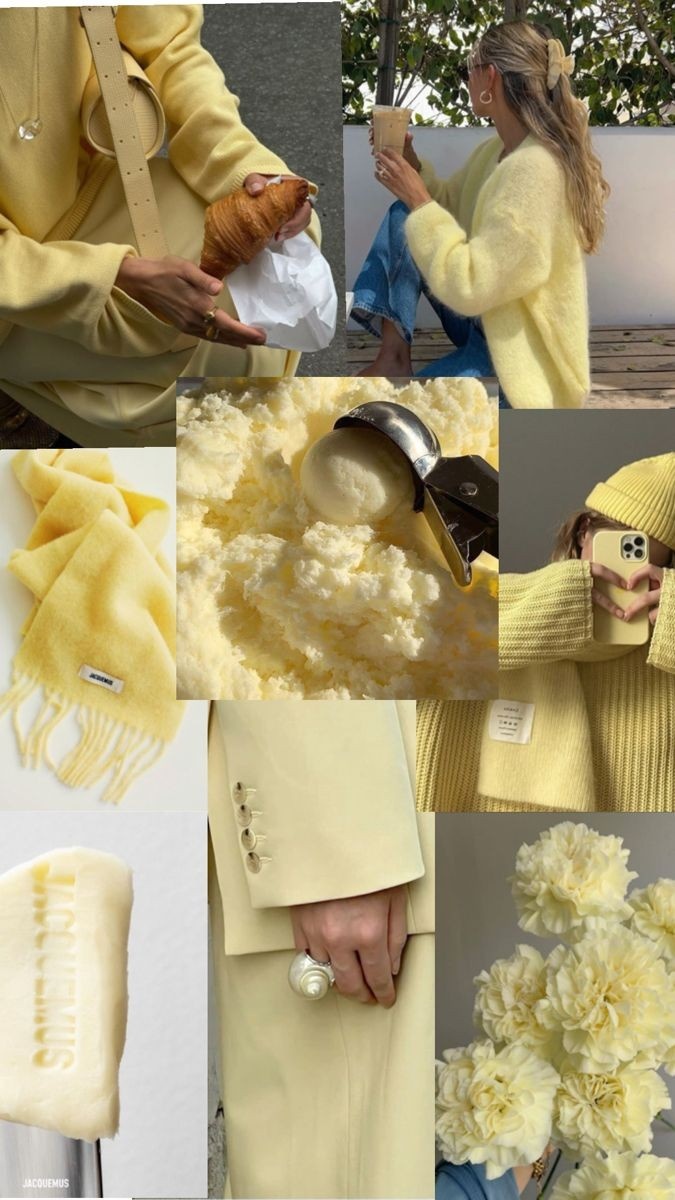 Эстетика светло-желтого цвета 