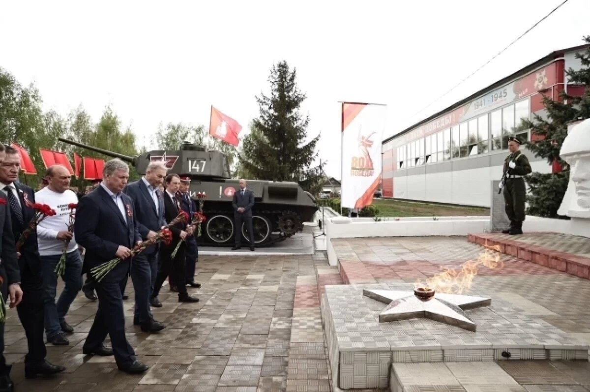    Вечный огонь мемориала в Троицком Сунгуре перевели на природный газ