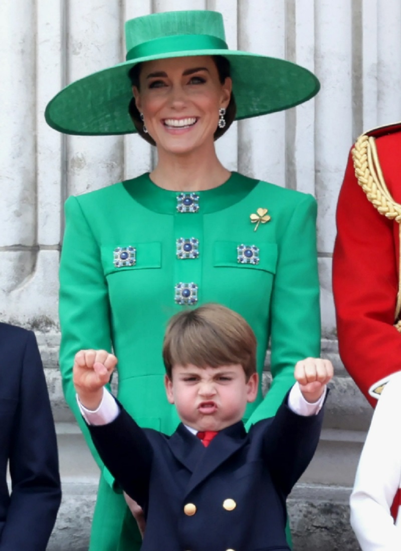 Кейт Миддлтон и ее младший сын принц Луи
