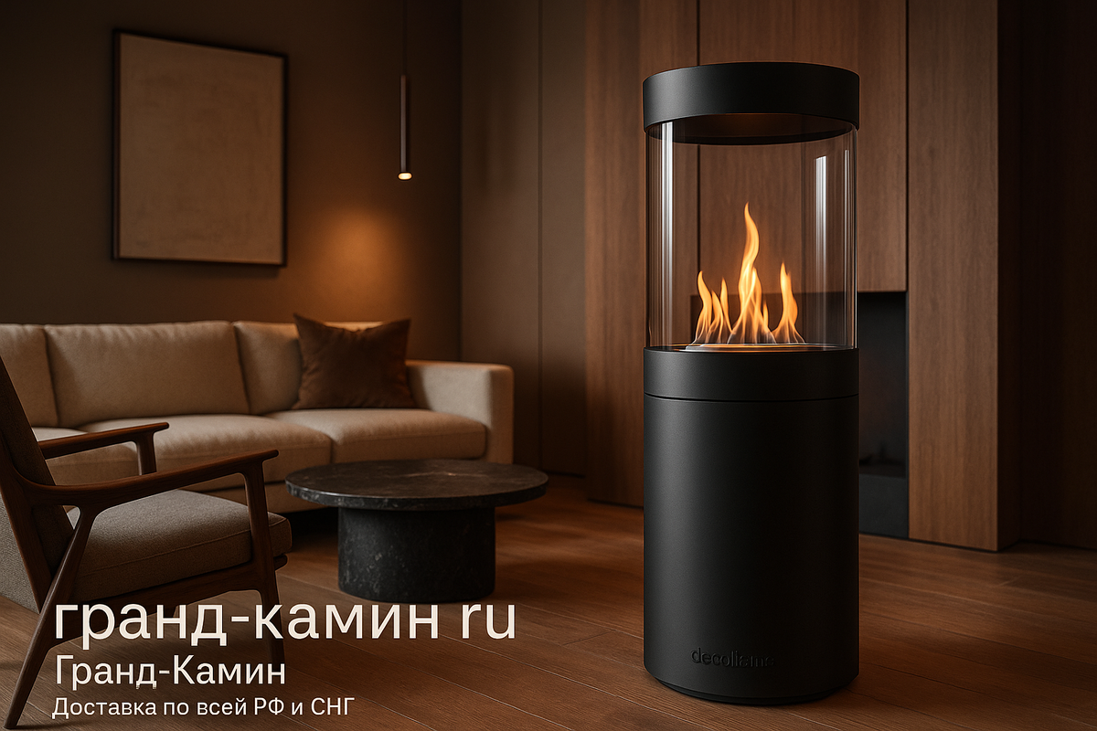    Как биокамин Decoflame Atlantic Tower преобразит ваш интерьер и создаст уют на любой праздник Kamin