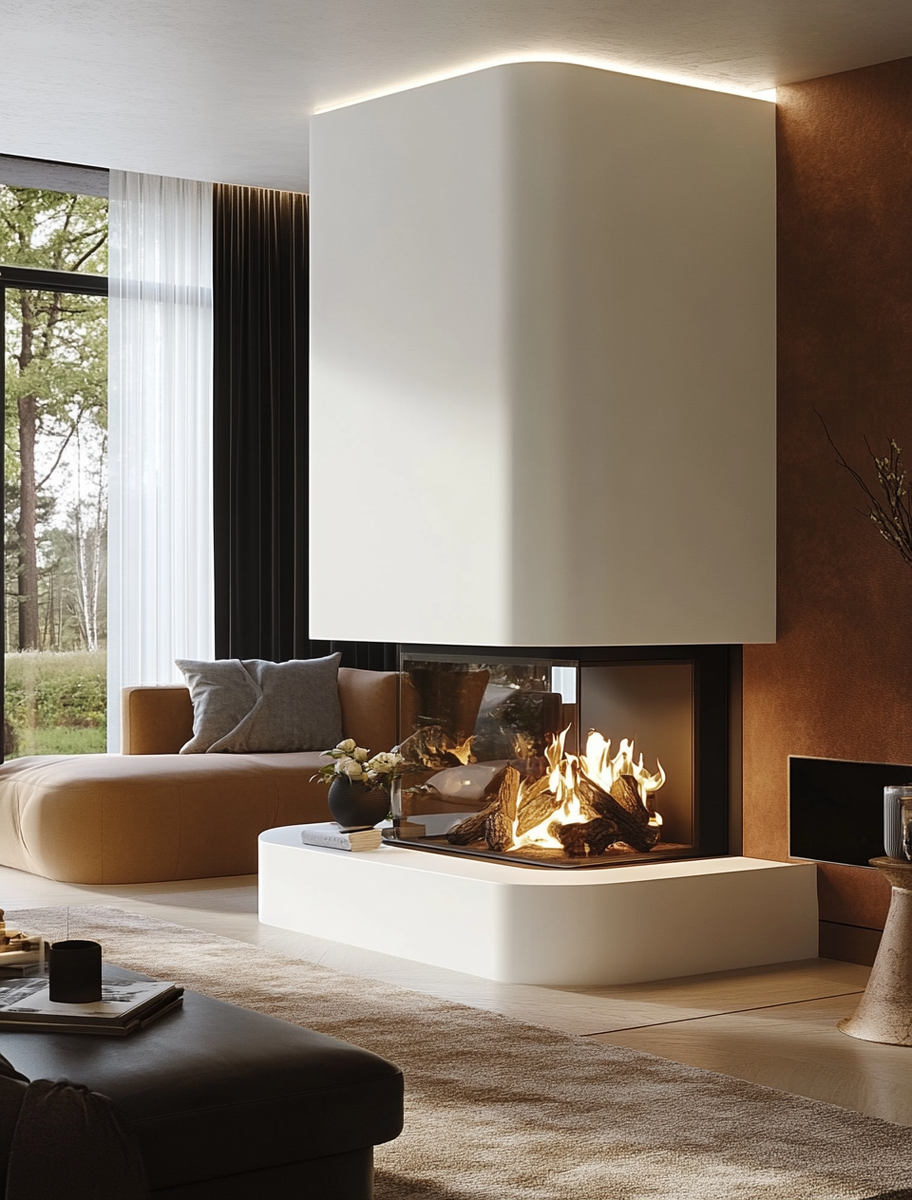    Напольный биокамин Decoflame: создайте уют и стиль в вашем доме с экологичным решением для тепла и атмосферы Kamin