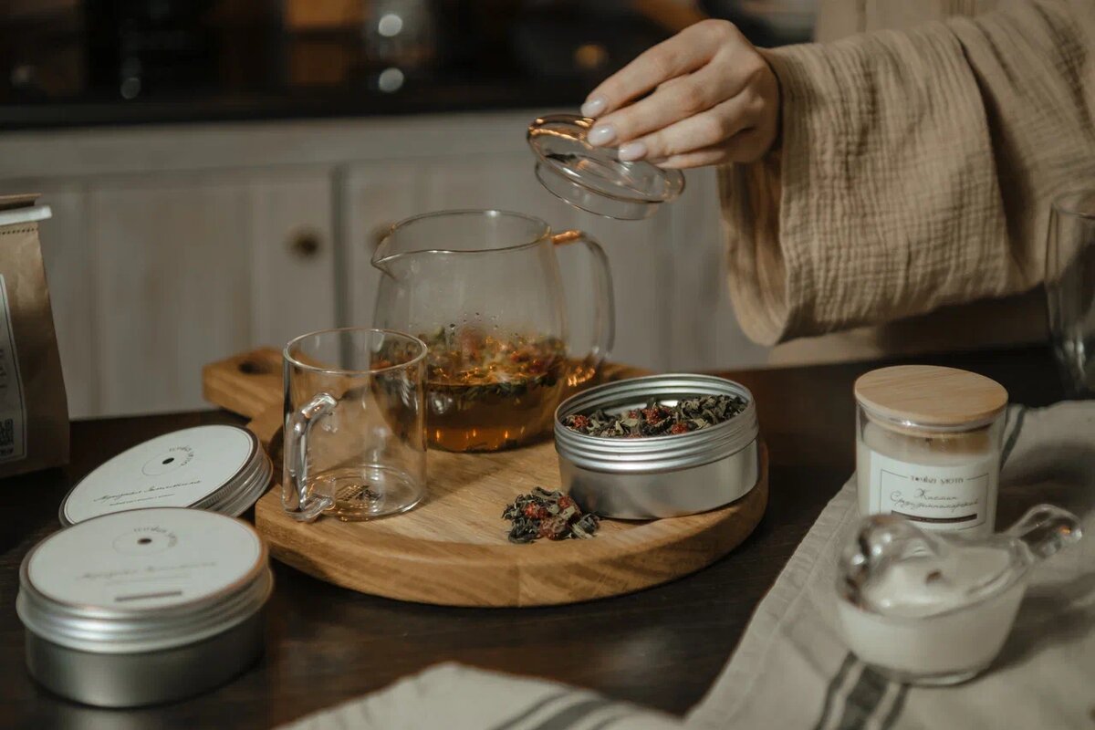 Чай "Морозная земляника" от "Точки уюта"