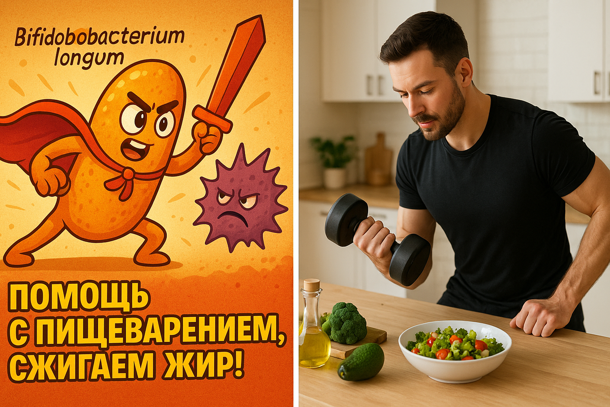 Bifidobacterium longum еще один помощник в сжигании жира