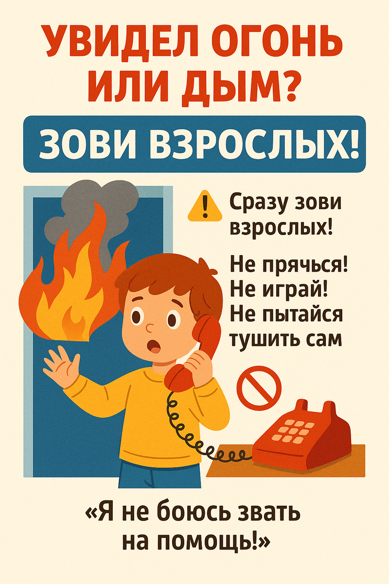 Плакаты с правилами пожарной безопасности