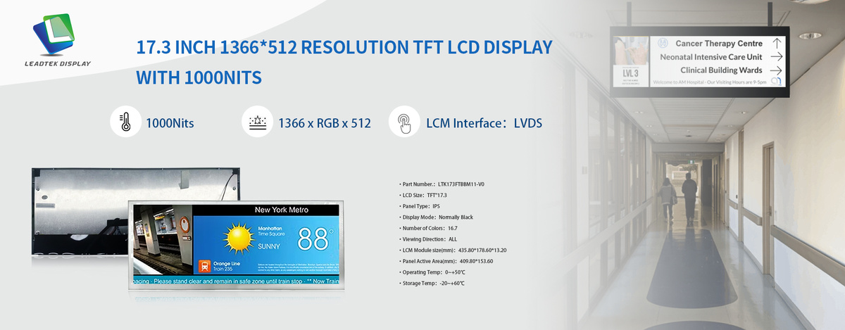 17” Дисплеи для информационных табло от Leadtek 